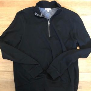 Burberry mens 1/4 zip sweater